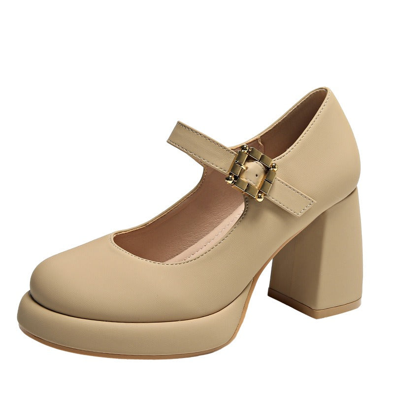 Monroe French Mary Jane Heels