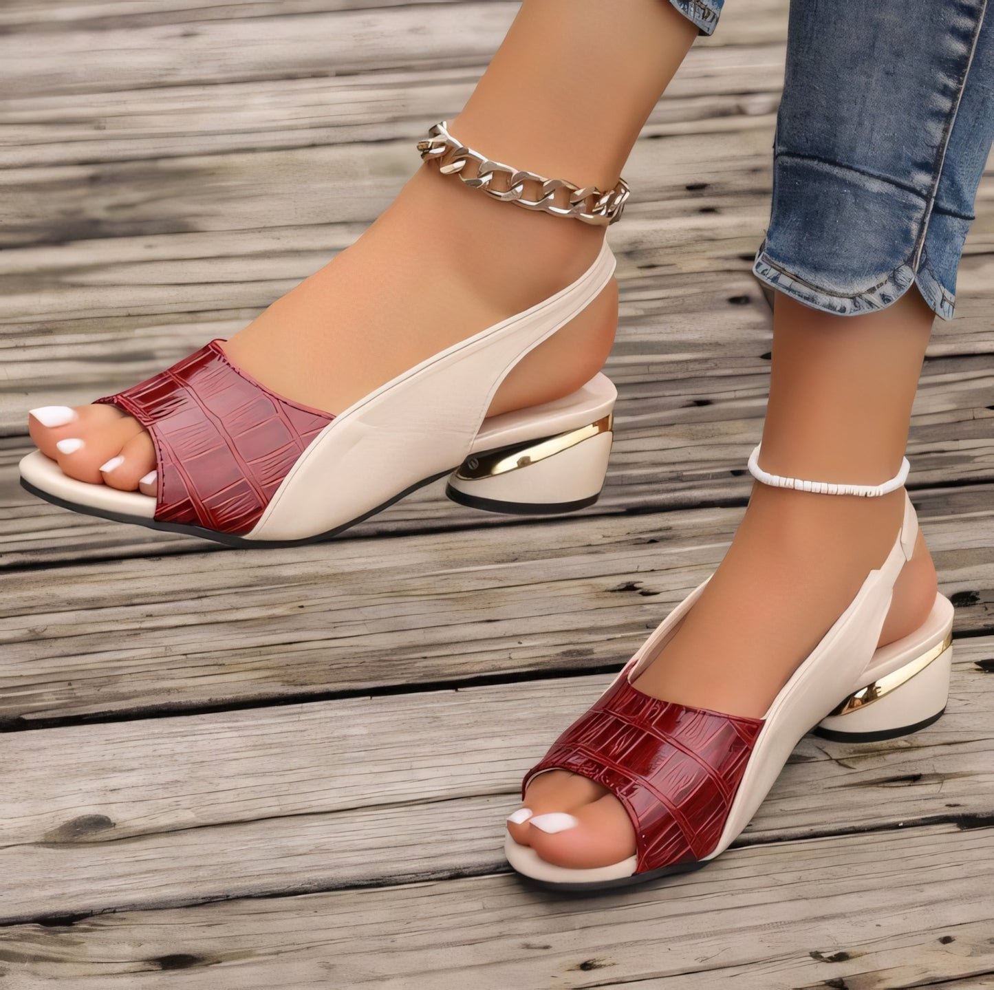 Velvéra Chic Slingback Sandals