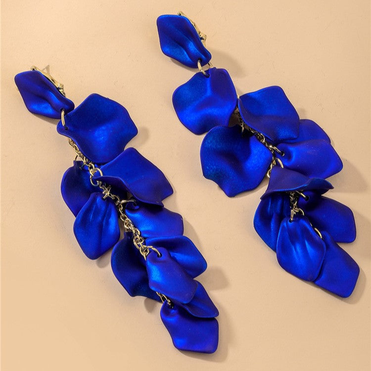 Velouré Cascading Petal Earrings