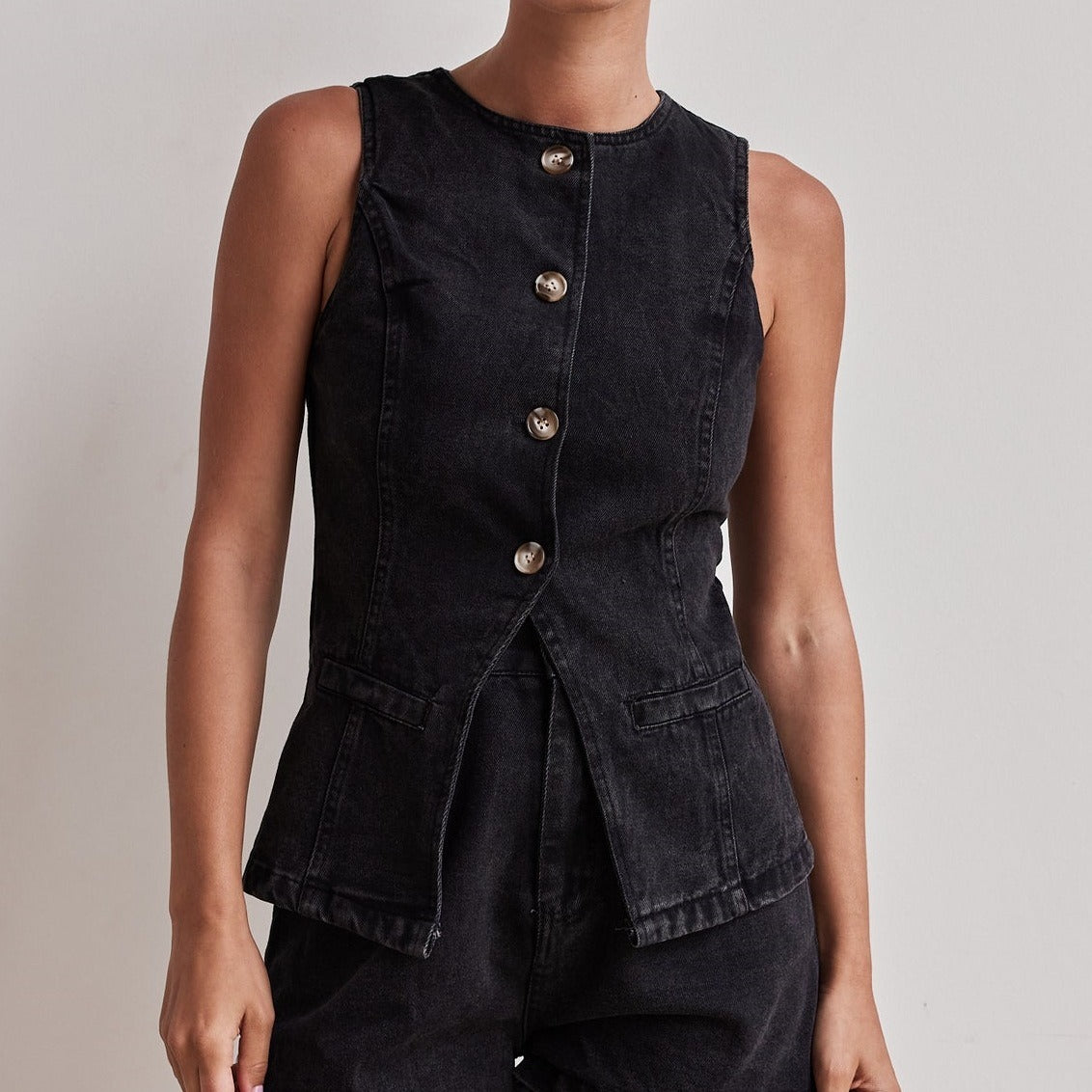Ava Greene Cinch Denim Set