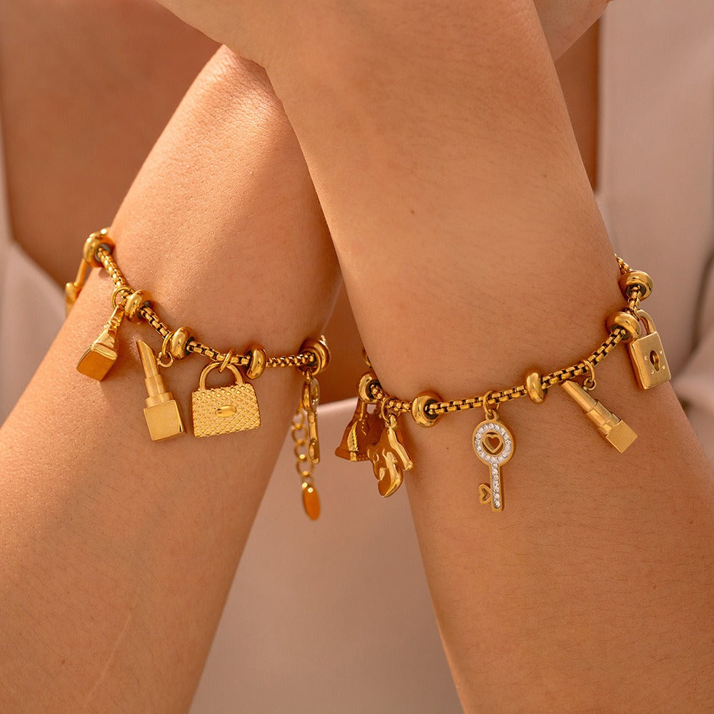 Velouré Pandora Charm Bracelet