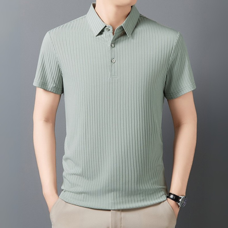Victor Grey Ice Rib Polo