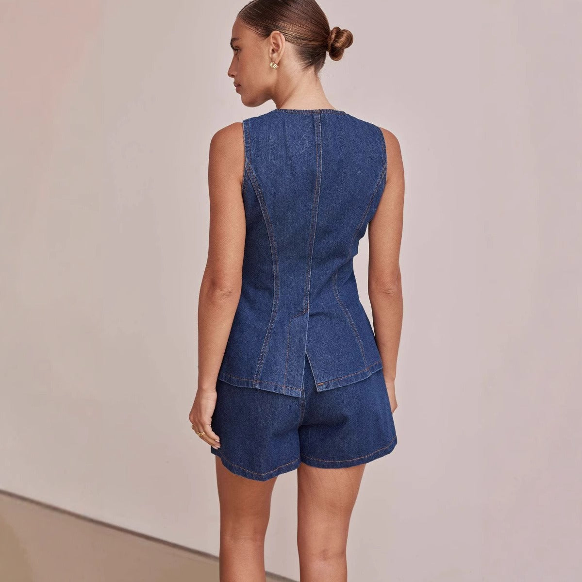 Ava Greene Cinch Denim Set