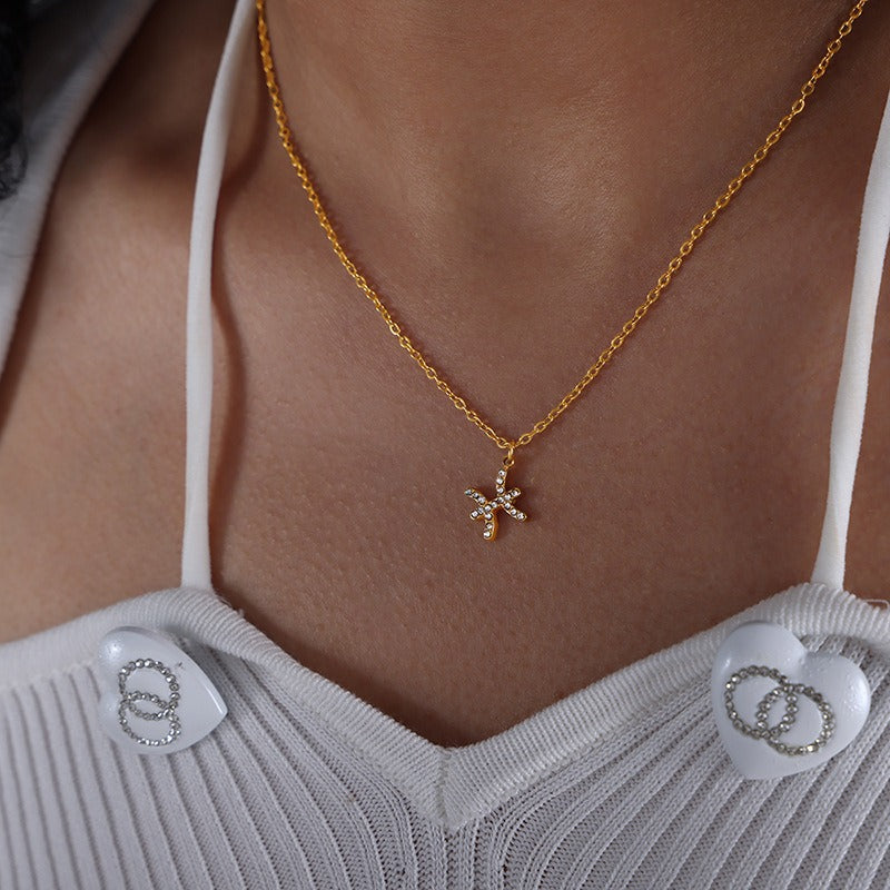 Velouré Zodiac Necklace