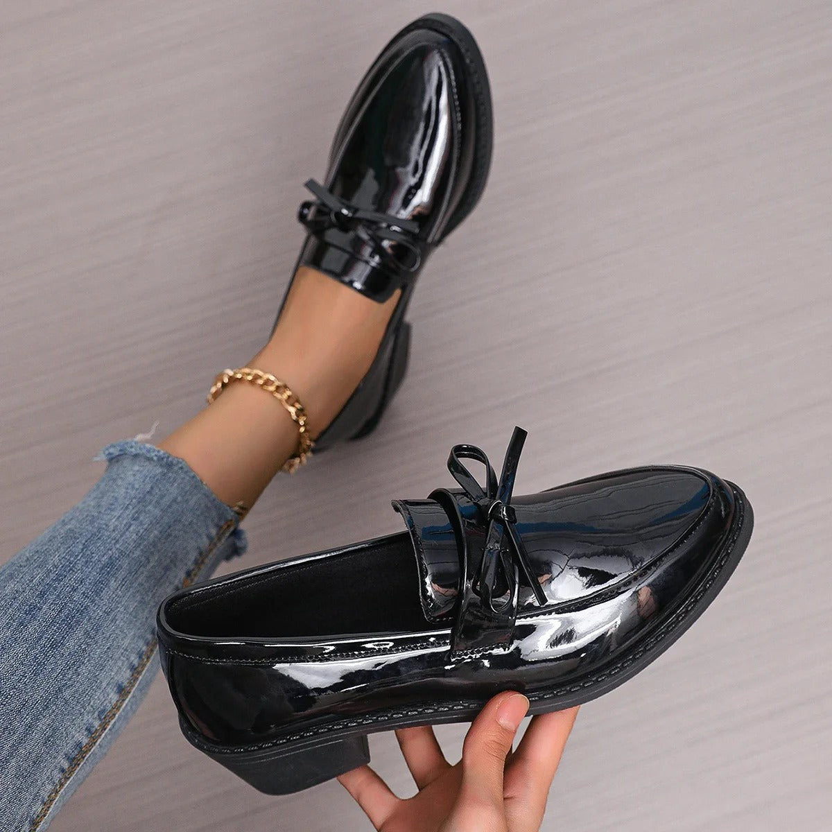 Ava York Bow Loafers
