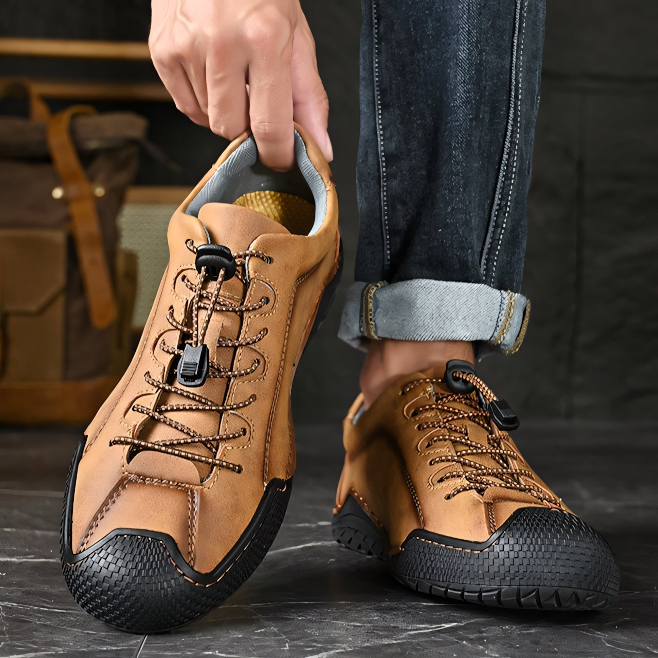 Landstrider Shelby Leather Shoes