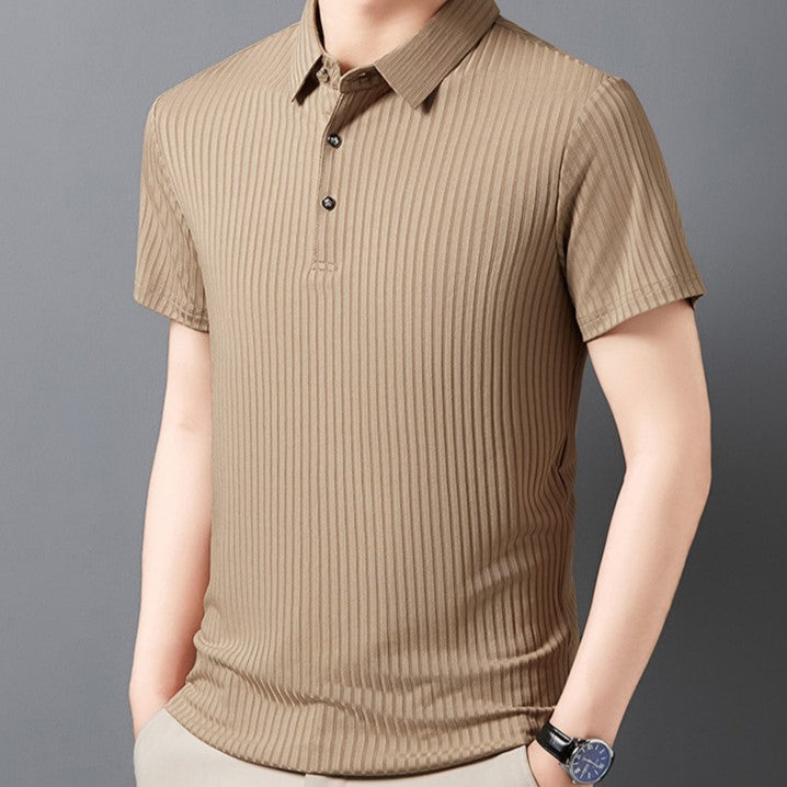 Victor Grey Ice Rib Polo