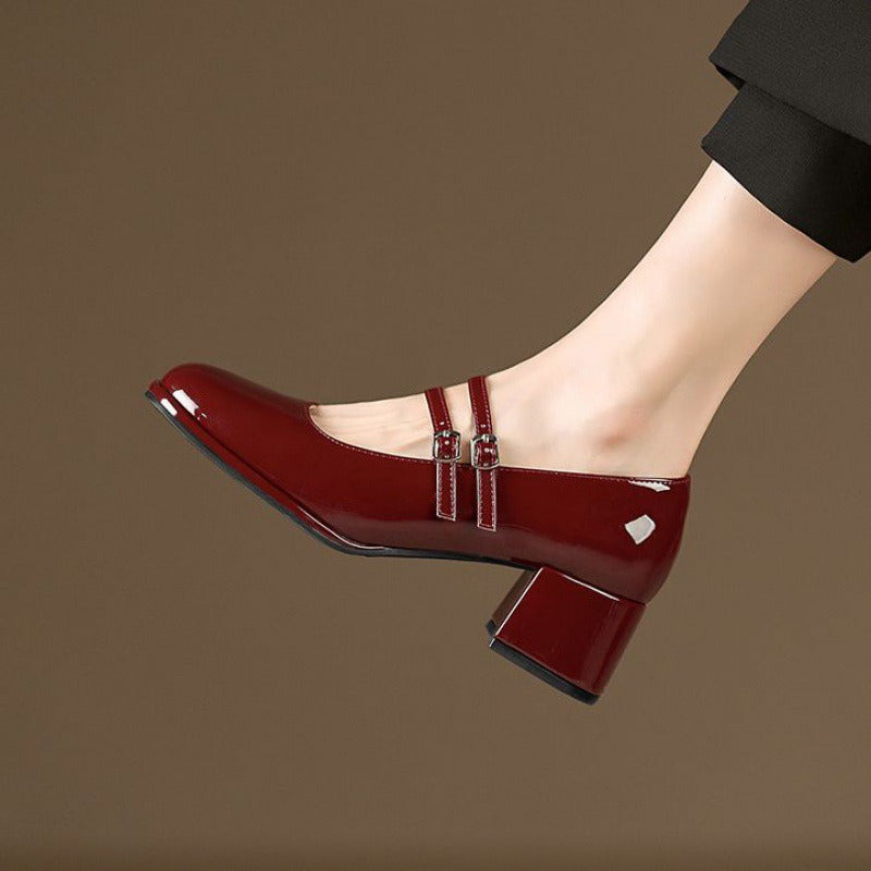 Monroe Mary Jane Low-Mid Heels