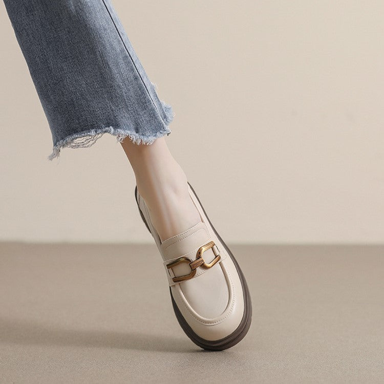 Ava Greene Platform Loafers
