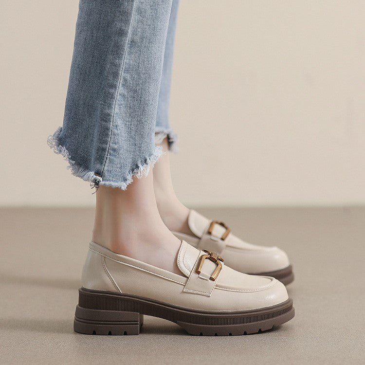 Ava Greene Platform Loafers