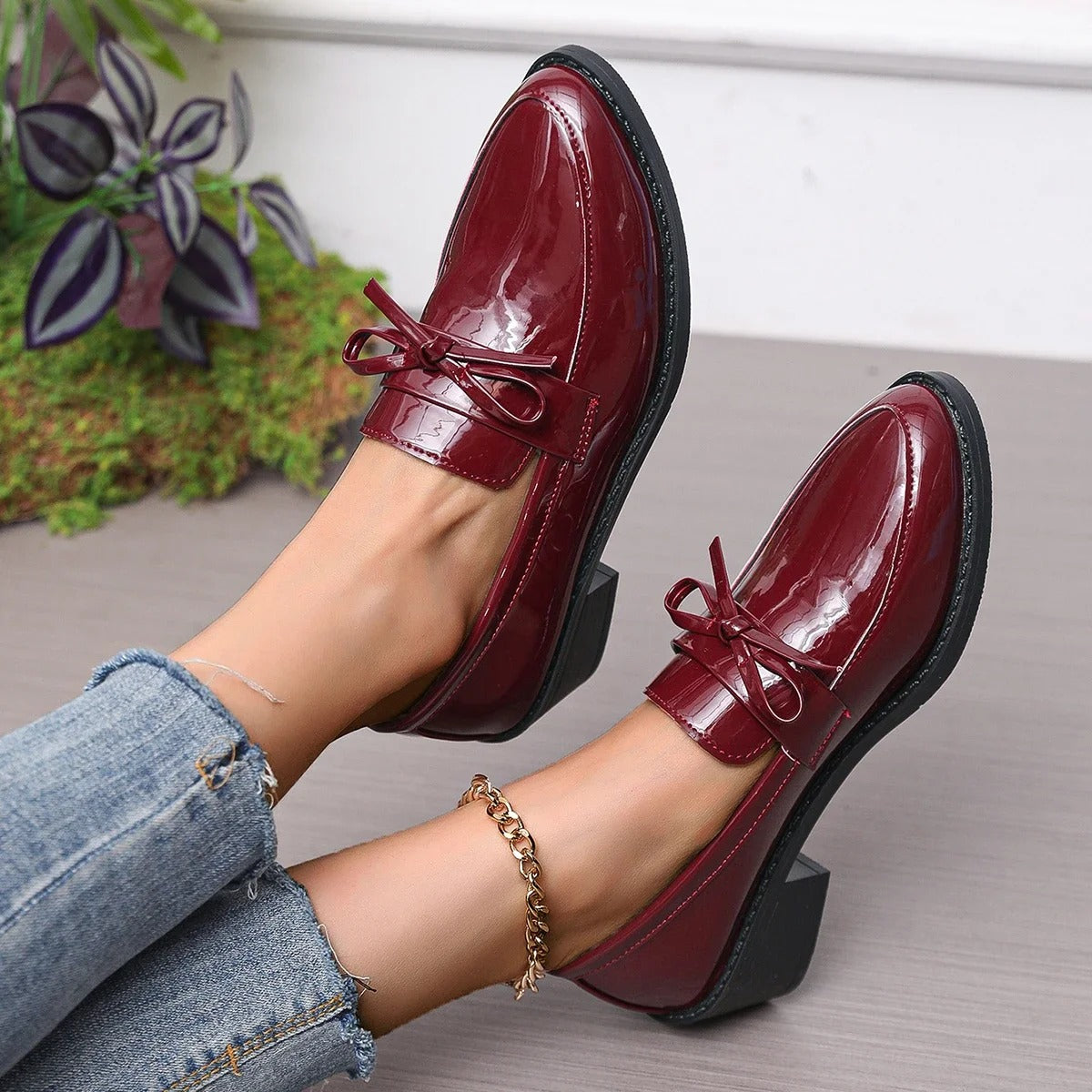 Ava York Bow Loafers
