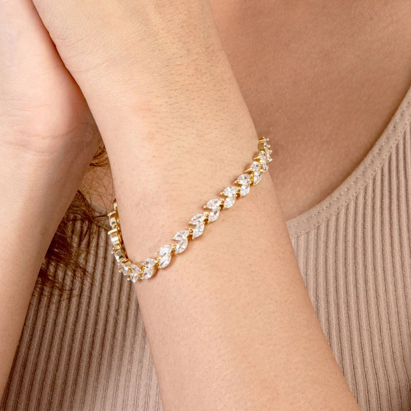 Velouré Marquise-Cut Bracelet