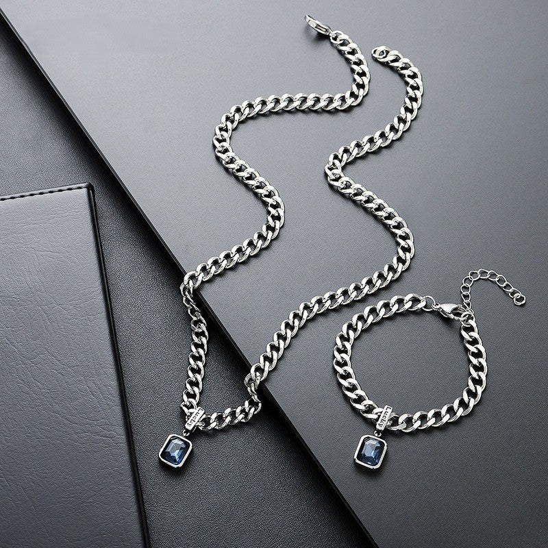 Velouré Sapphire Chain Set