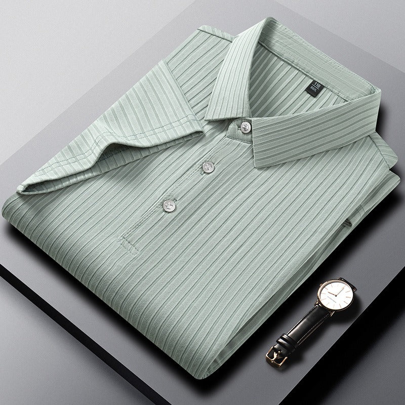 Victor Grey Ice Rib Polo
