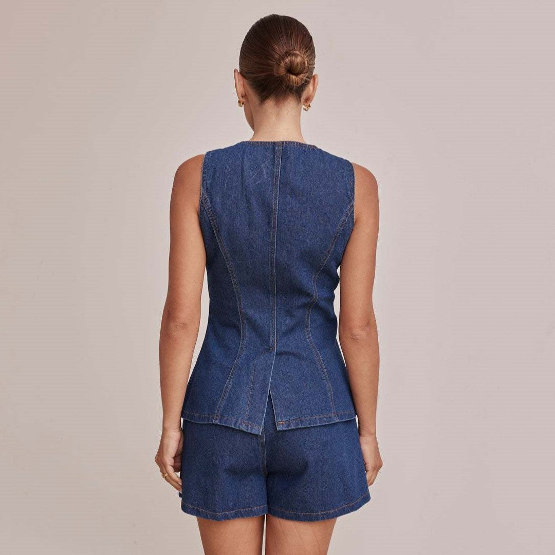 Ava Greene Cinch Denim Set