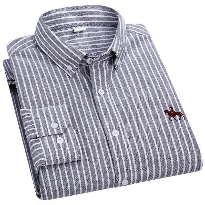 Hugo Harrison Horseman Striped Dress Shirt
