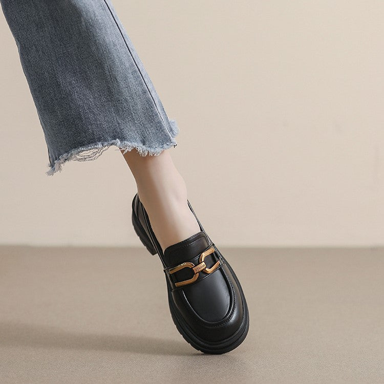 Ava Greene Platform Loafers