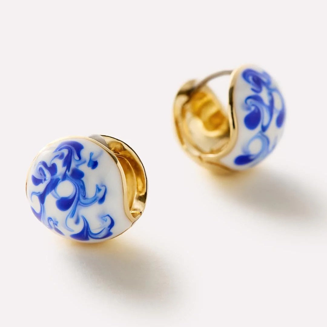 Velouré Dynasty Enamel Earrings