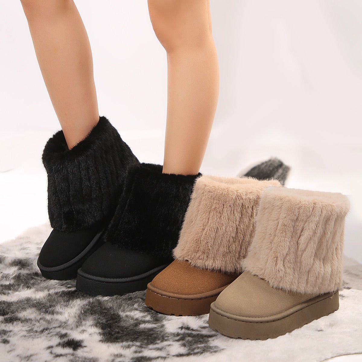 Vivienne Lane Luxe Plush Boots