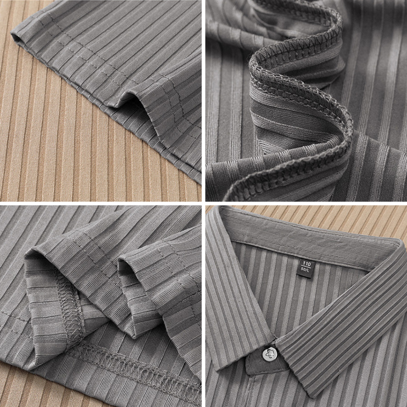 Victor Grey Ice Rib Polo