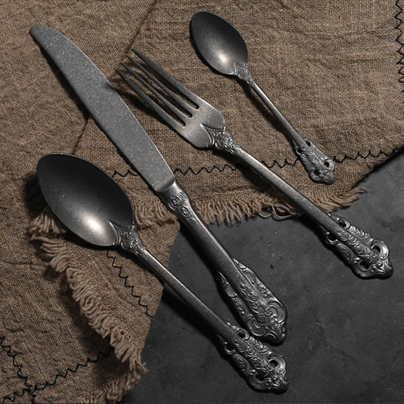 Château Oaks Royal Matte Silverware Set