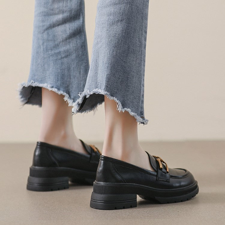 Ava Greene Platform Loafers
