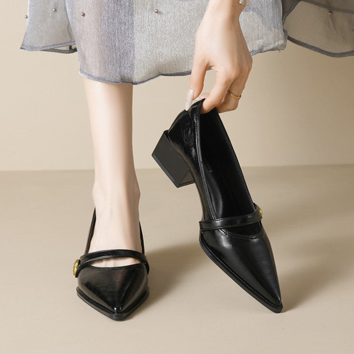 Ava Greene Rosé Slip-Ons