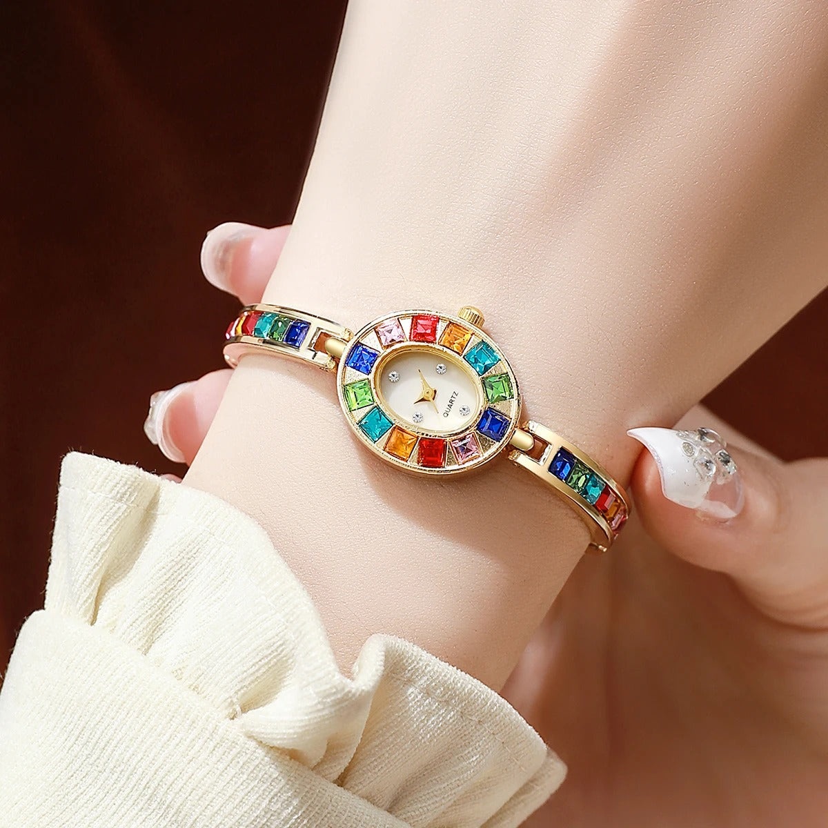 Velouré Mosaic Gem Watch