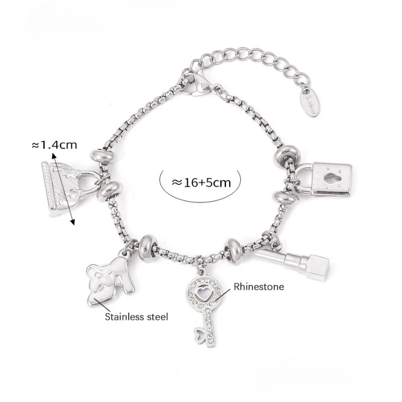 Velouré Pandora Charm Bracelet