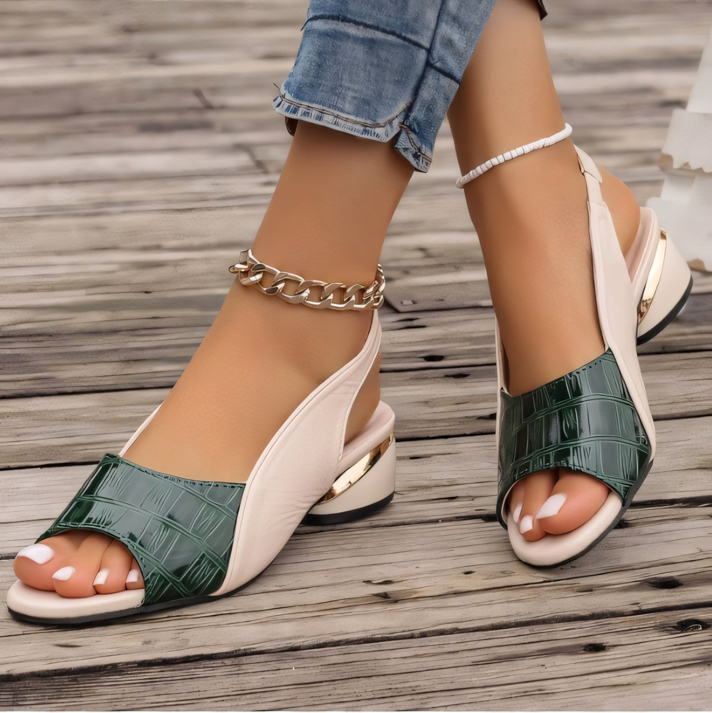 Velvéra Chic Slingback Sandals