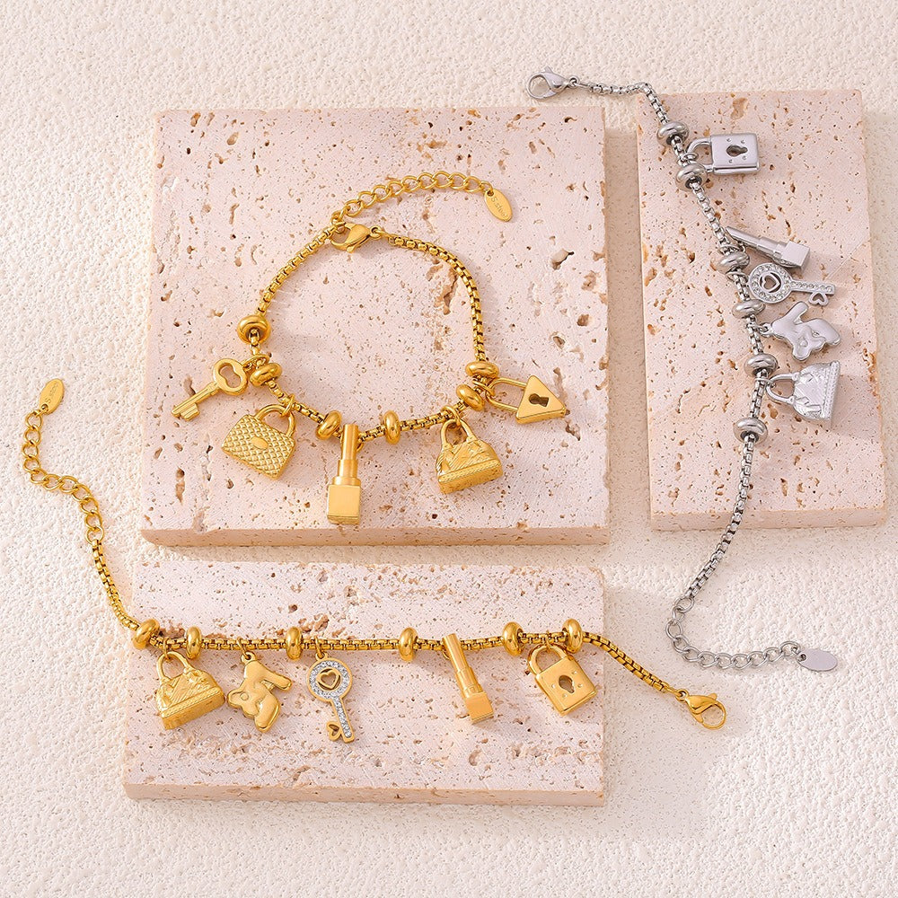 Velouré Pandora Charm Bracelet