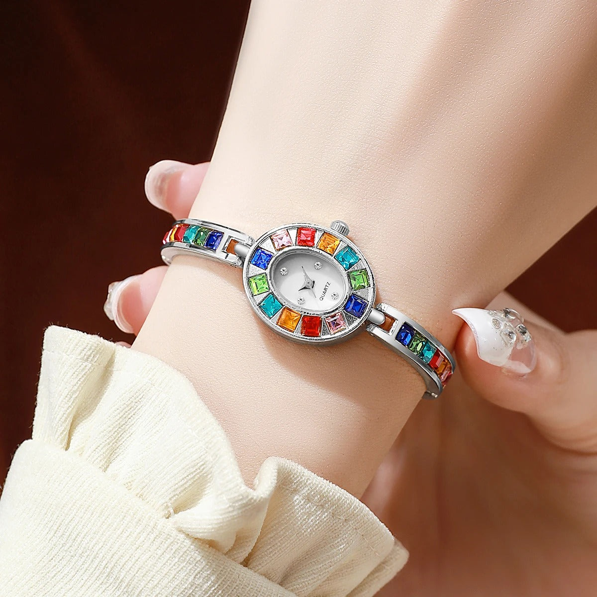 Velouré Mosaic Gem Watch
