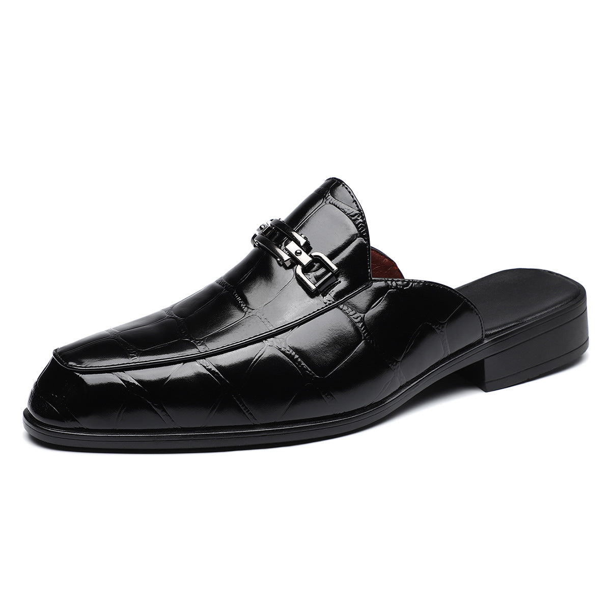 Victor Grey Croc Slip-On