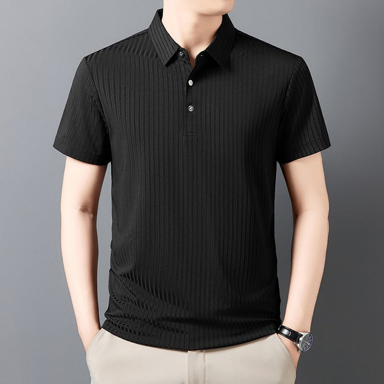 Victor Grey Ice Rib Polo