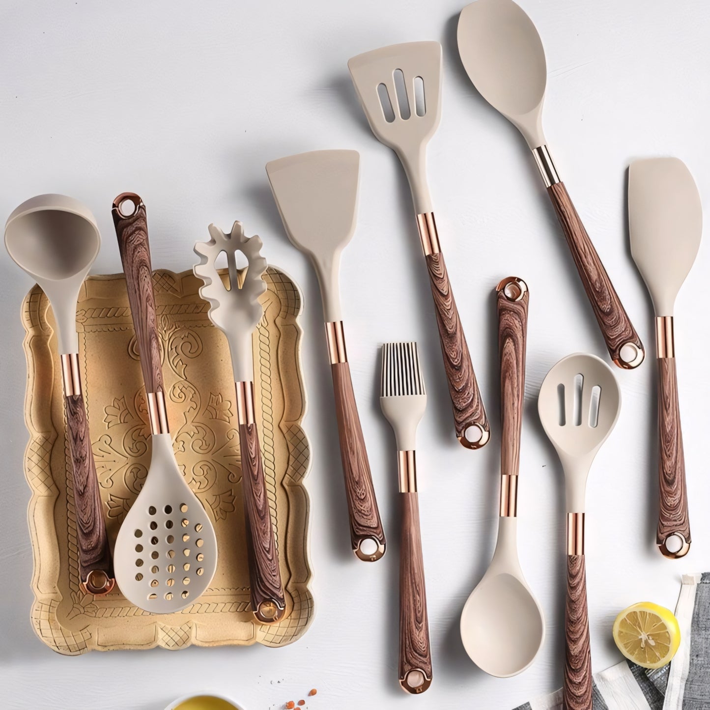 Kilnwoods™ Silicon 10pc Utensil Set