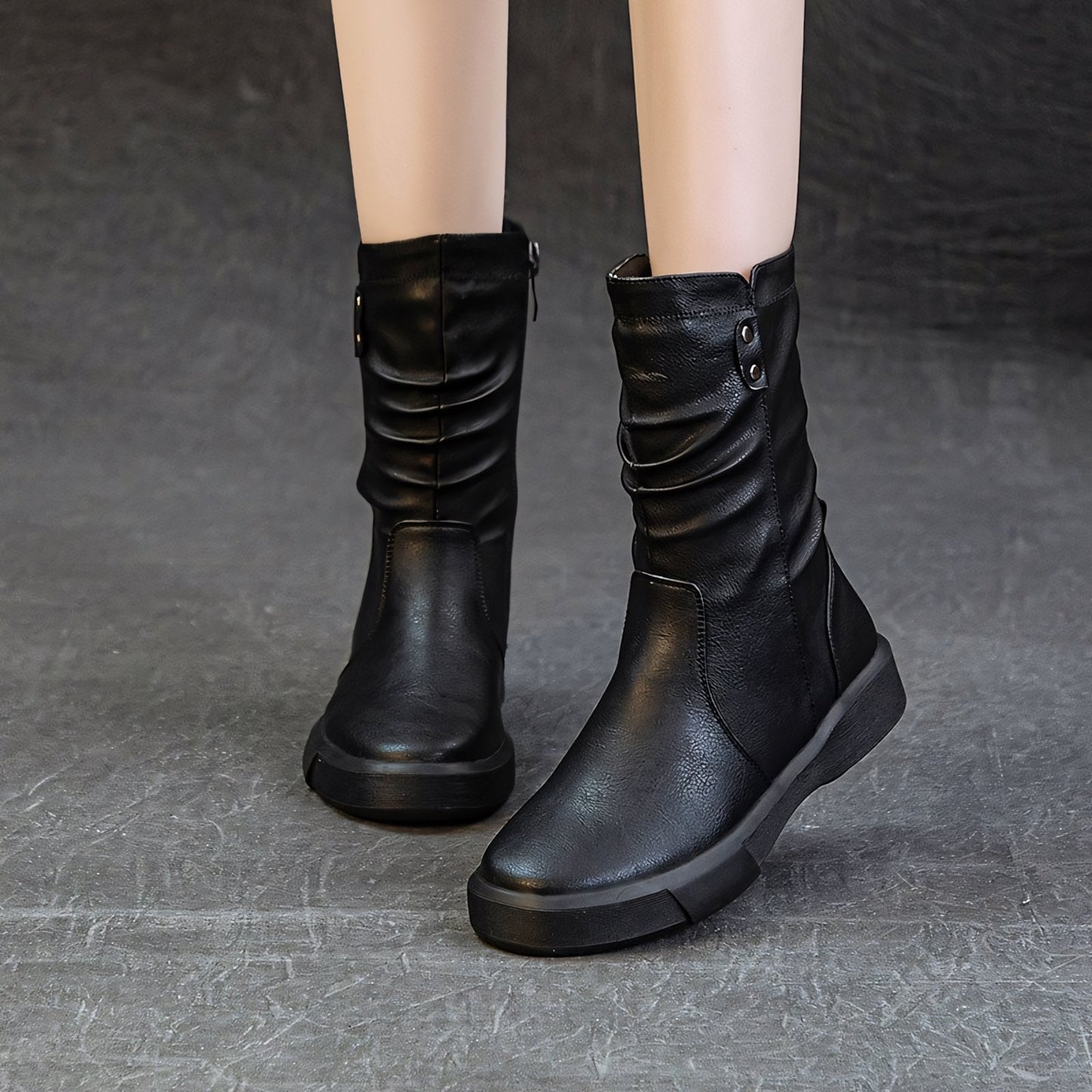 Vivienne Lane Signature Martin Leather Boots