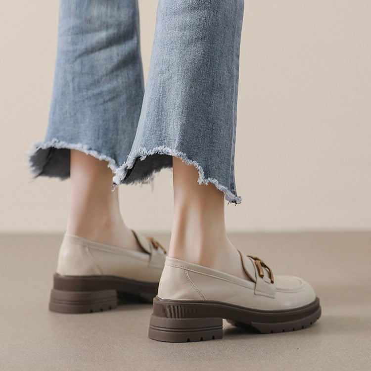 Ava Greene Platform Loafers