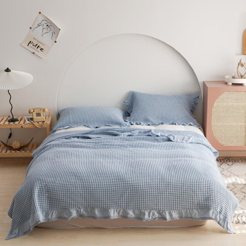Élan Home Waffle Blanket Set