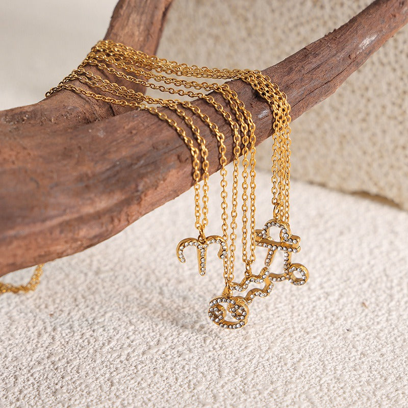 Velouré Zodiac Necklace
