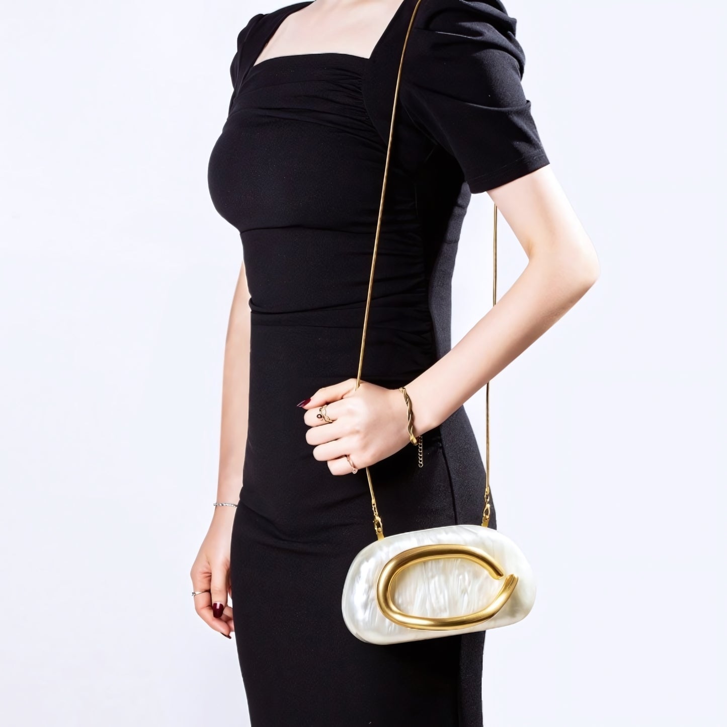 Velouré Sculptura Evening Clutch