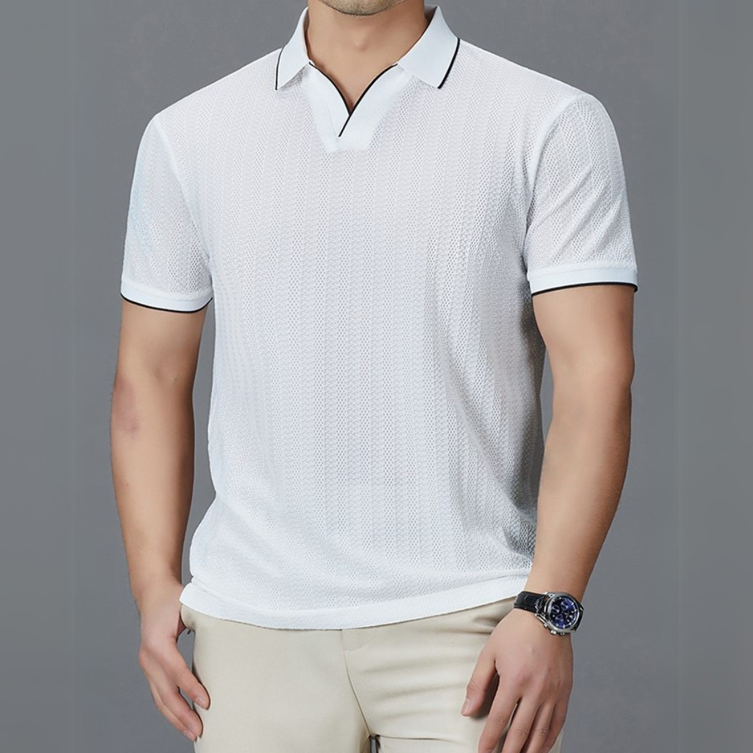 Mitchell™ Mesh Stripe Polo