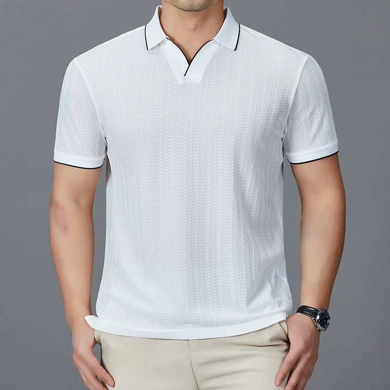 Mitchell™ Mesh Stripe Polo