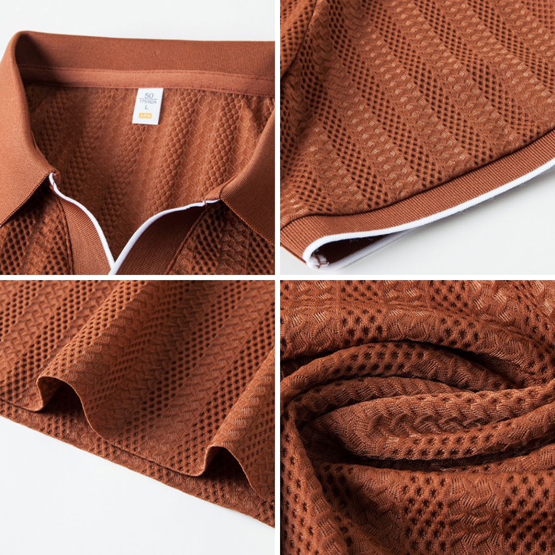 Mitchell™ Mesh Stripe Polo