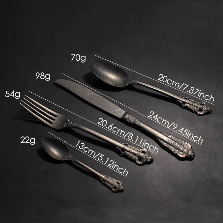 Château Oaks Royal Matte Silverware Set