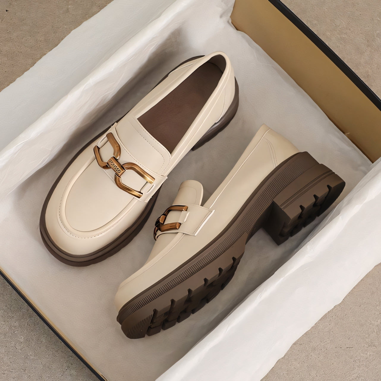 Ava Greene Platform Loafers