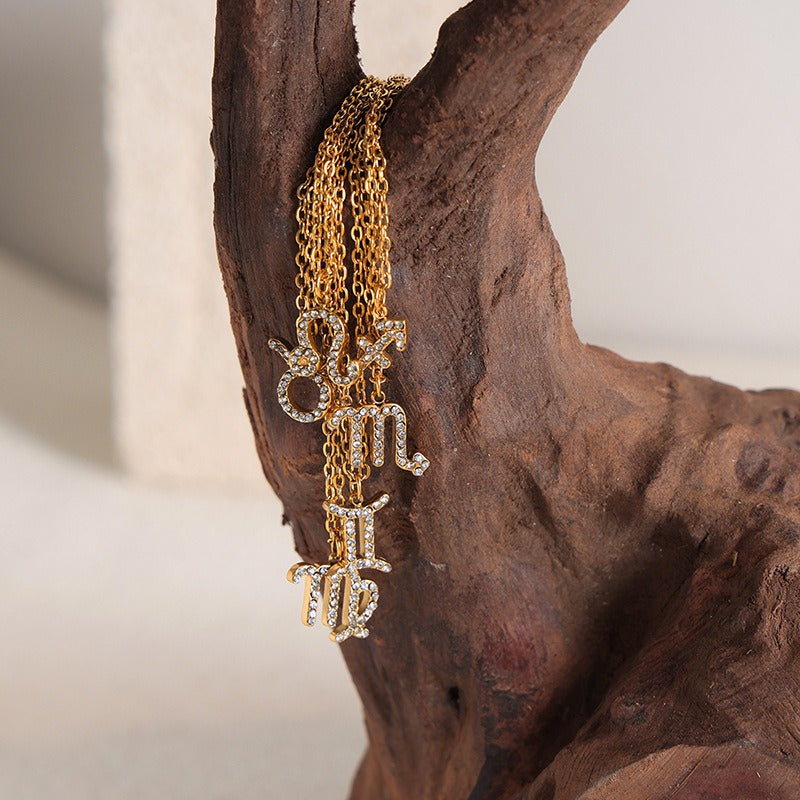 Velouré Zodiac Necklace