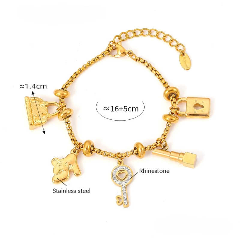 Velouré Pandora Charm Bracelet