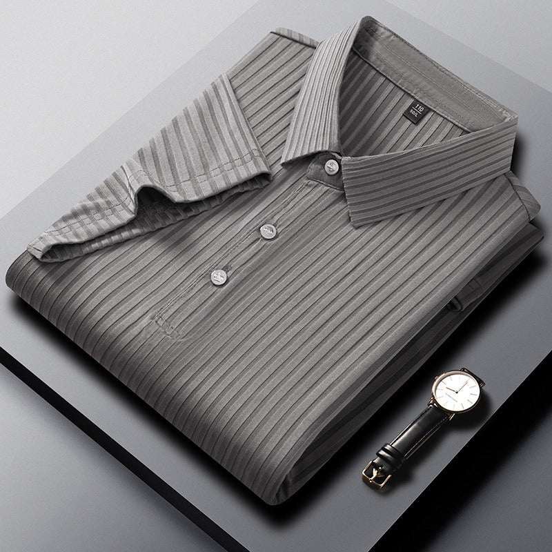 Victor Grey Ice Rib Polo
