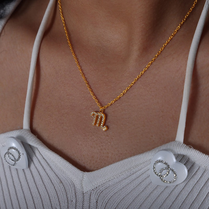 Velouré Zodiac Necklace