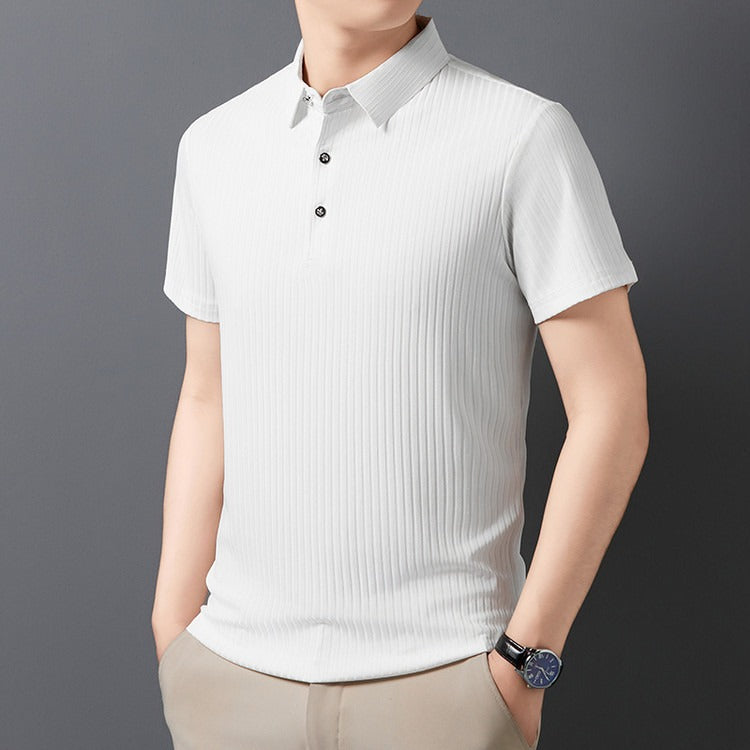 Victor Grey Ice Rib Polo